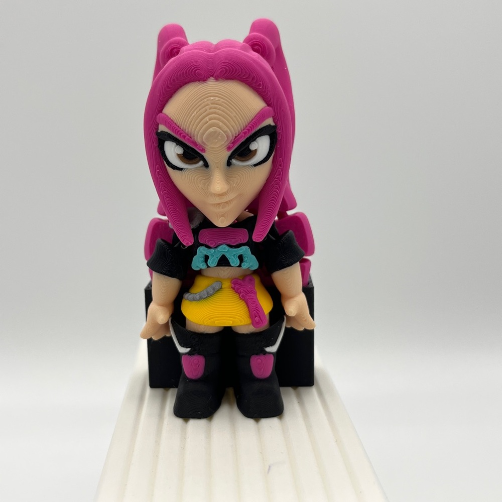 3D printed Articulated Mira from KPop Demon Hunters Fidget Toy Fun Collec…